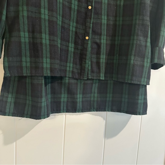 RETHM Plaid Button-Down Size M - Picture 5 of 8